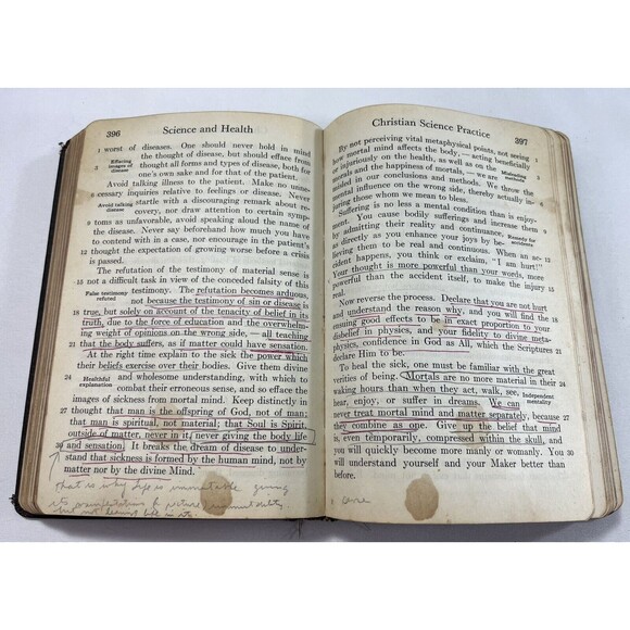 Science and Health Keys to Scripture Mary Baker Eddy Sunday School Vintage 1934 - Picture 13 of 14